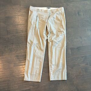 Vince Khaki Cotton Stretch Chino Pants Womens Size 10